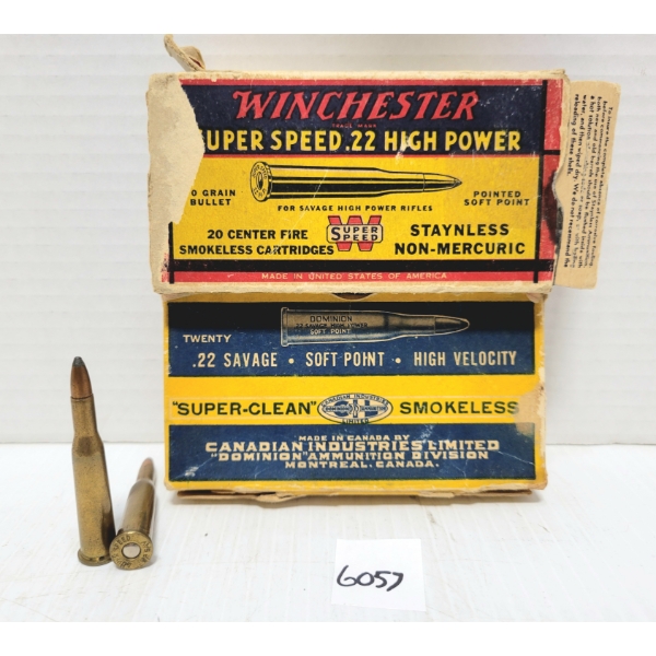 AMMO: 14X .22 SAVAGE HP MIXED