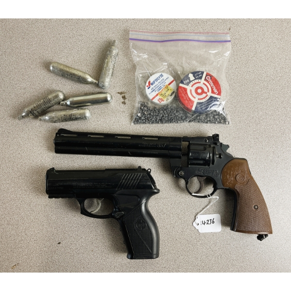 LOT OF 2 - CROSSMAN BB GUNS IN .177 BB - NO PAL REQUIRED 