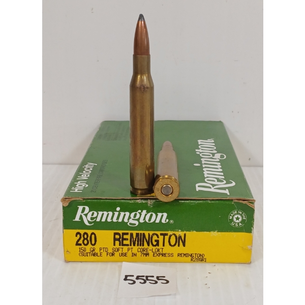 AMMO: 20X REMINGTON .280 REM - 150GR - SPT 