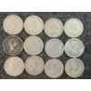 Image 2 : LOT OF 12 - 1912-1965 CDN 10 CENT COINS