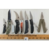 Image 1 : LOT OF 8 - FOLDING KNIVES & POCKET TOOLS