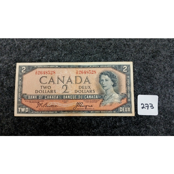 1954 CDN $2 BANKNOTE - DEVIL'S FACE
