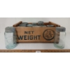 LOT OF 18 - CROWN & IMPROVED CANNING JARS & BALLANTINE CRATE