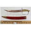 Image 1 : INDIAN KUKRI SWORD W/ VELVET SCABBARD