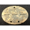 Image 3 : WWII GERMAN DOG TAG - 2 SS BATT. #157 BLOOD TYPE O