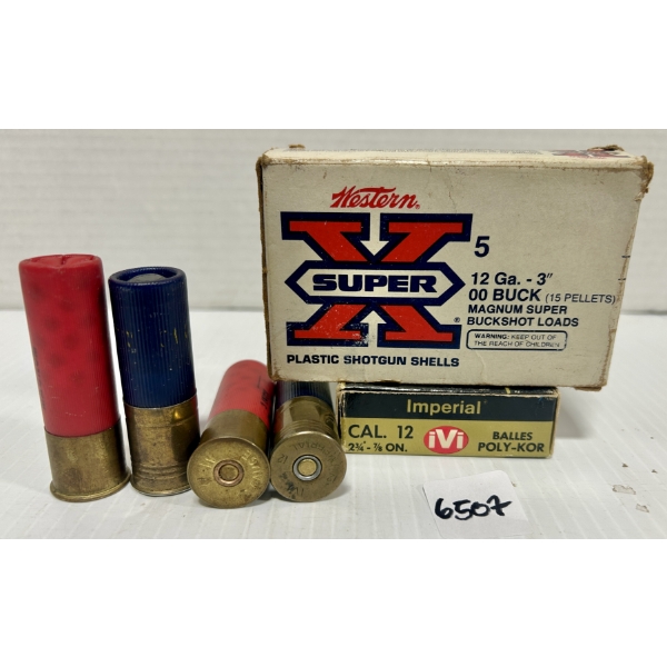 AMMO: 10X 12 GA 2-3/4 IN & 3" - SLUGS & #00 BUCK