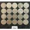Image 1 : LOT OF 20 - 1942-1968 CDN 25 CENT COINS