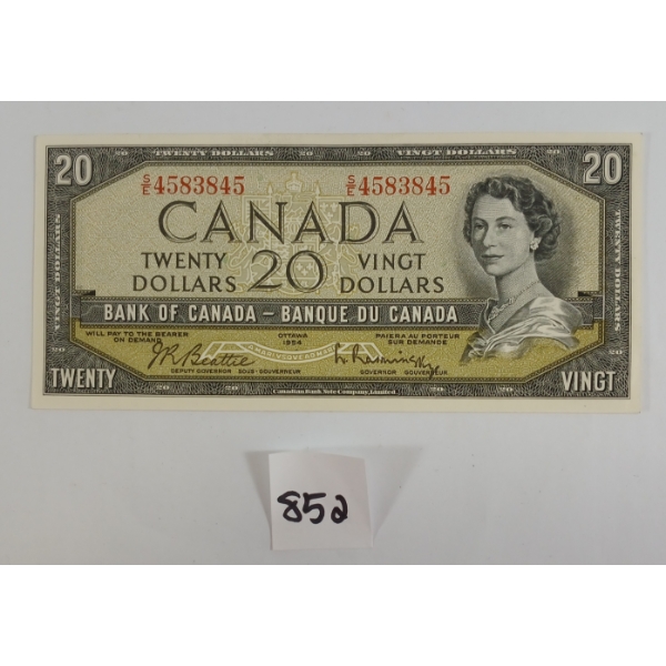 1954 CDN $20 BANKNOTE