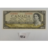 1954 CDN $20 BANKNOTE