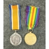 Image 2 : LOT OF 2 - WWI BRITISH MEDALS - 3161714 SPR. J. BERGERON C.E.