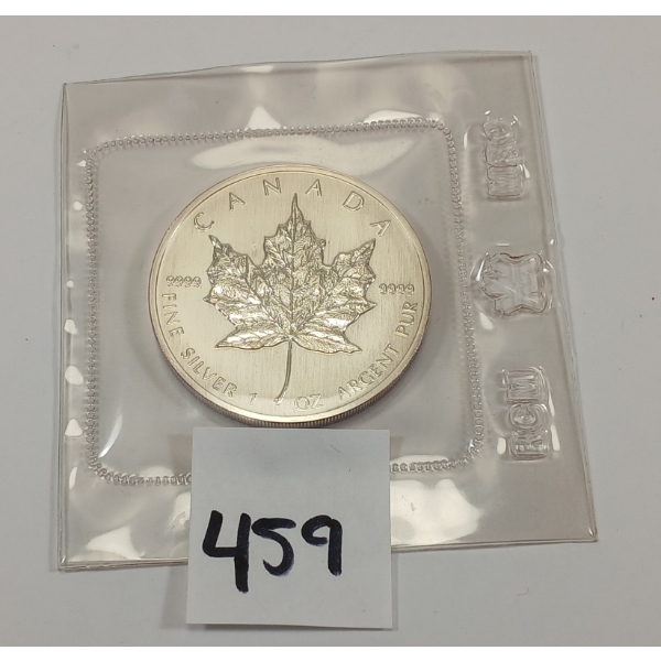 1989 RCM $5 SILVER COIN - 1oz