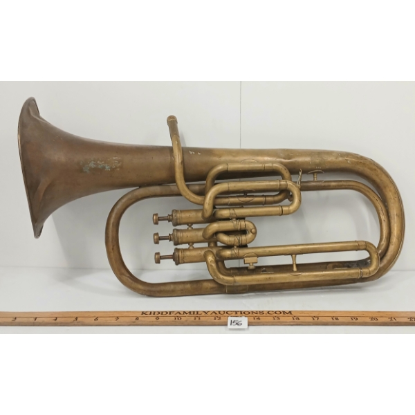 BOOSEY & CO. CLASS B BUGLE - BRASS - C. LATE 19TH / EARLY 20TH CENTURY