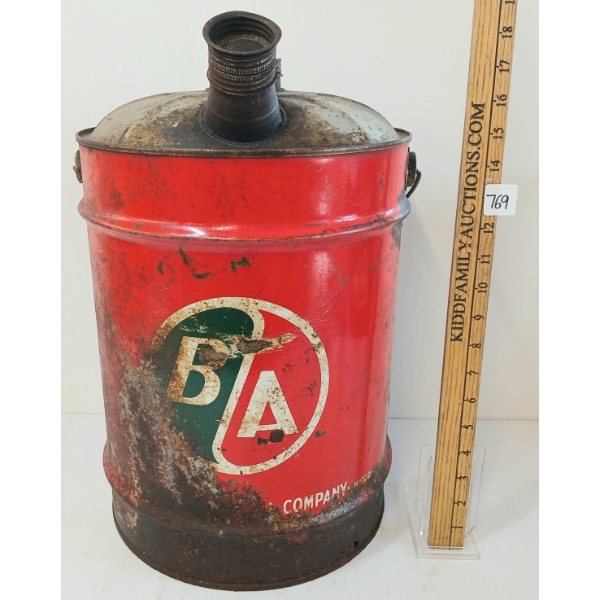 B/A MOTOR OIL CAN - 5GAL