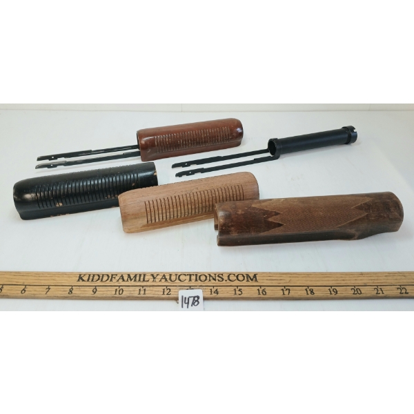LOT OF 5 - REMINGTON 870 12GA FORENDS & TUBES