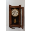 Image 2 : NEW HAVEN OAK 8 DAY SHELF PARLOUR CLOCK