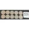 Image 2 : LOT OF 10 - 1941 CDN 10 CENT COINS