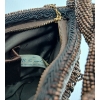 Image 4 : M. E. PRODUCT BROWN BEADED HANDBAG / CLUTCH