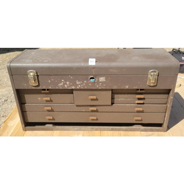 MACHINIST TOOL CHEST W/ CONTENTS