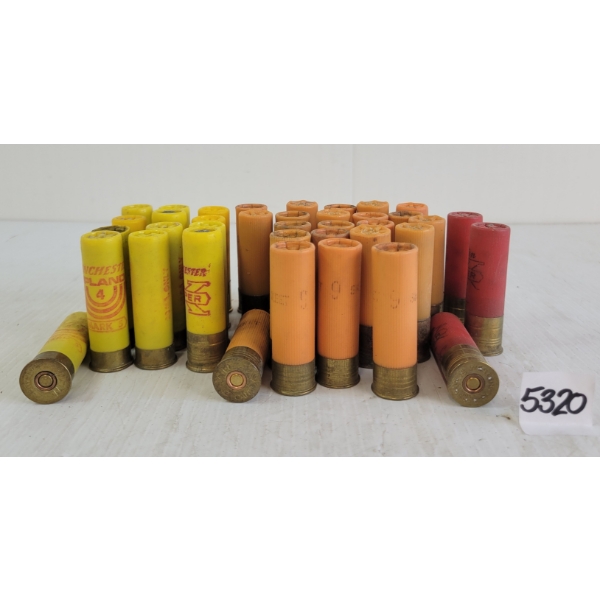 AMMO: 38X MIXED 20GA - 2-3/4IN - #4, 7-1/2, BUCK, ETC