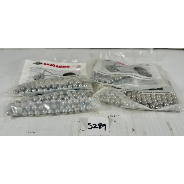 PELLETS: 480X 5/16IN STEEL BALLS FOR SLING SHOT 