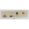 LOT OF 4 - CDN 5 CENT PCS - INCL 1886 & 1943 - ICCS GRADED