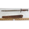 Image 1 : 1899 U.S. BAYONET W/ LEATHER SHEATH