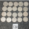 Image 2 : LOT OF 20 - 1939-1966 CDN 25 CENT COINS