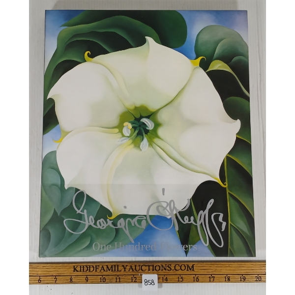 1987 "ONE HUNDRED FLOWERS" BY NICHOLAS CALLAWAY - HARDCOVER PUBLICATION