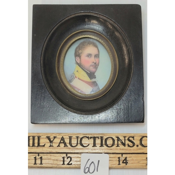 1812 DUKE OF CORNWALL'S LIGHT INFANTRY OFFICER PORTRAIT - WATER COLOUR