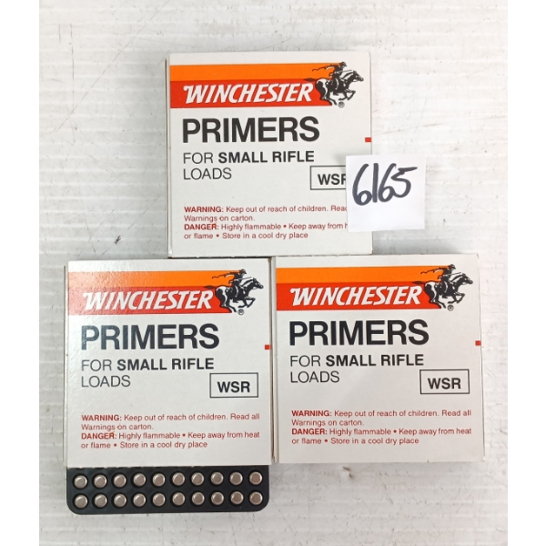 PRIMERS: 300X WINCHESTER WSR SMALL RIFLE PRIMERS