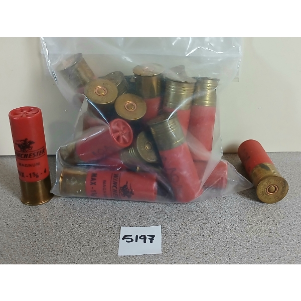AMMO: 17X WINCHESTER SUPER X 12GA - 2 3/4IN - #4 SHOT