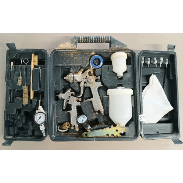 MASTERCRAFT HVLP AIR SPRAY GUN SET