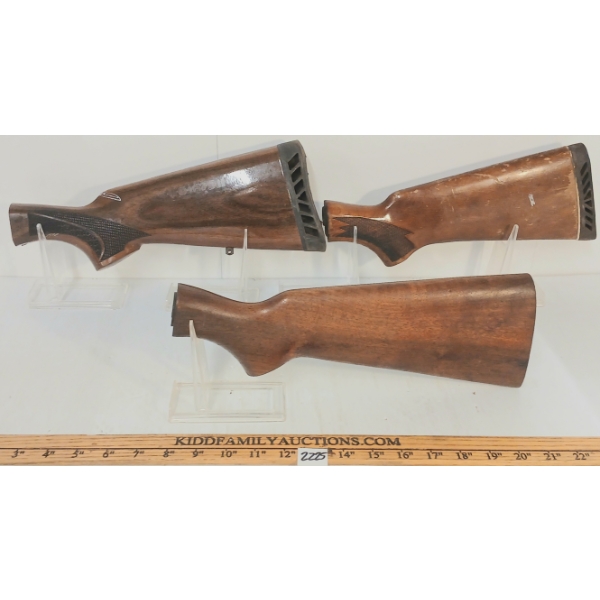 LOT OF 3 - MISC BUTT STOCKS