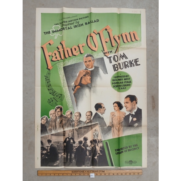 1935 FATHER O' FLYNN MOVIE POSTER