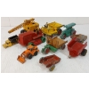 Image 1 : LOT OF 10 - DINKY, TONKA & MAJORETTE DIECAST CONSTRUCTION VEHICLE MODELS