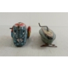 Image 5 : LOT OF 2 - SAN & HRD TIN WIND UP BOAT & ELEPHANT