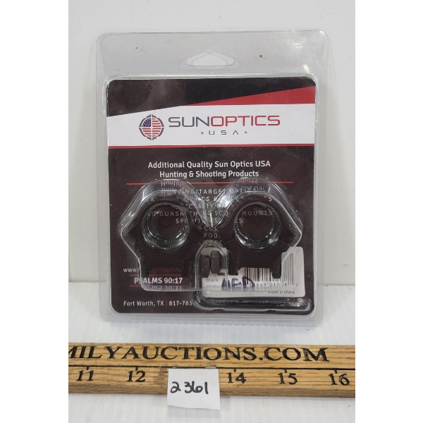 SUNOPTICS HUNTING & SHOOTING 1IN LOW RINGS