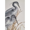 Image 2 : "GREAT BLUE HERON" BY CHRISTINE MARSHALL (PRS CDN ARTIST) - FRAMED PRINT