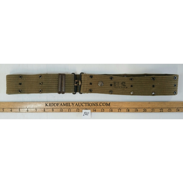 1944 U.S.M.C. PISTOL WEB BELT