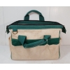 Image 2 : JOB LOT - TOOL BAG W/ CONTENTS - INCL GLOVES, MASTERCRAFT LOCKS, DRILL BIT SETS, ETC