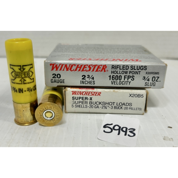 AMMO: 9X WINCHESTER 20 GA - 2-3/4IN - MIXED SHOT
