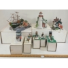 Image 4 : COLLECTION OF DEPARTMENT 56 "HERITAGE COLLECTION" - INCL "THE EMILY LOUISE" & "CAPTAIN'S COTTAGE"
