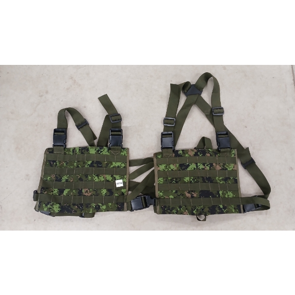 LOT OF 2 - CP GEAR CADPAT TEMPERATE CHEST RACKS