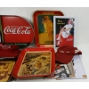Image 2 : JOB LOT - COCA-COLA COLLECTIBLES - TIN PLAQUES, TRAYS & CAPS, ETC