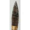Image 6 : OBSIDIAN KNIFE W/ ANTLER HANDLE & STAND