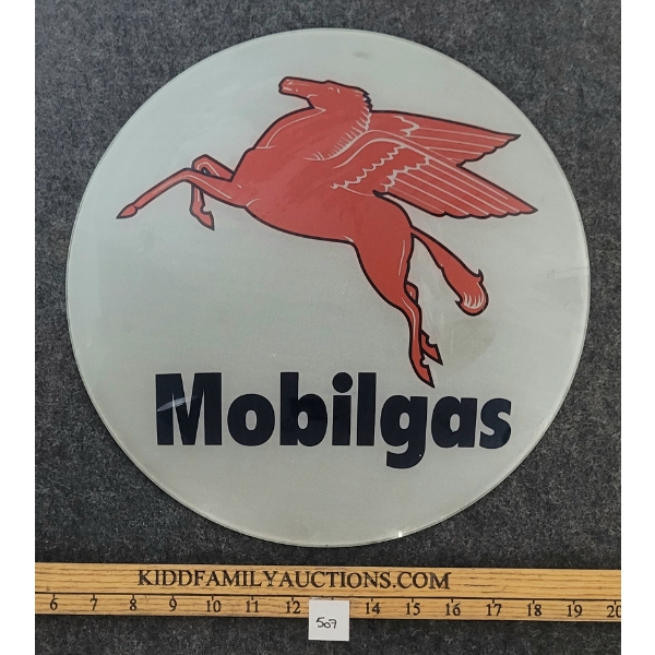 MOBILGAS GAS PUMP GLOBE LENS