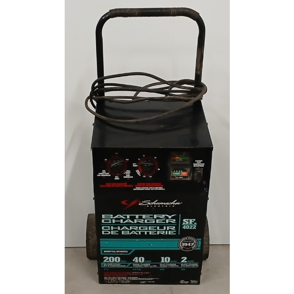 SCHUMACHER BATTERY CHARGER