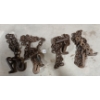 LOT OF 3 - TOW CHAINS W/ GRAB HOOKS
