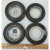Image 1 : LOT OF 4 - MOHAWK, MISC & U.S. ROYAL MASTER TIRE ASHTRAYS