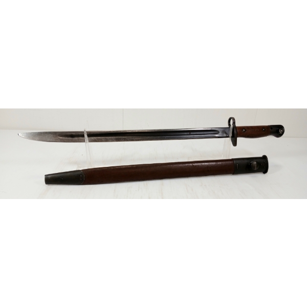 BRITISH LEE-ENFIELD PAT. 1907 BAYONET W/ SCABBARD